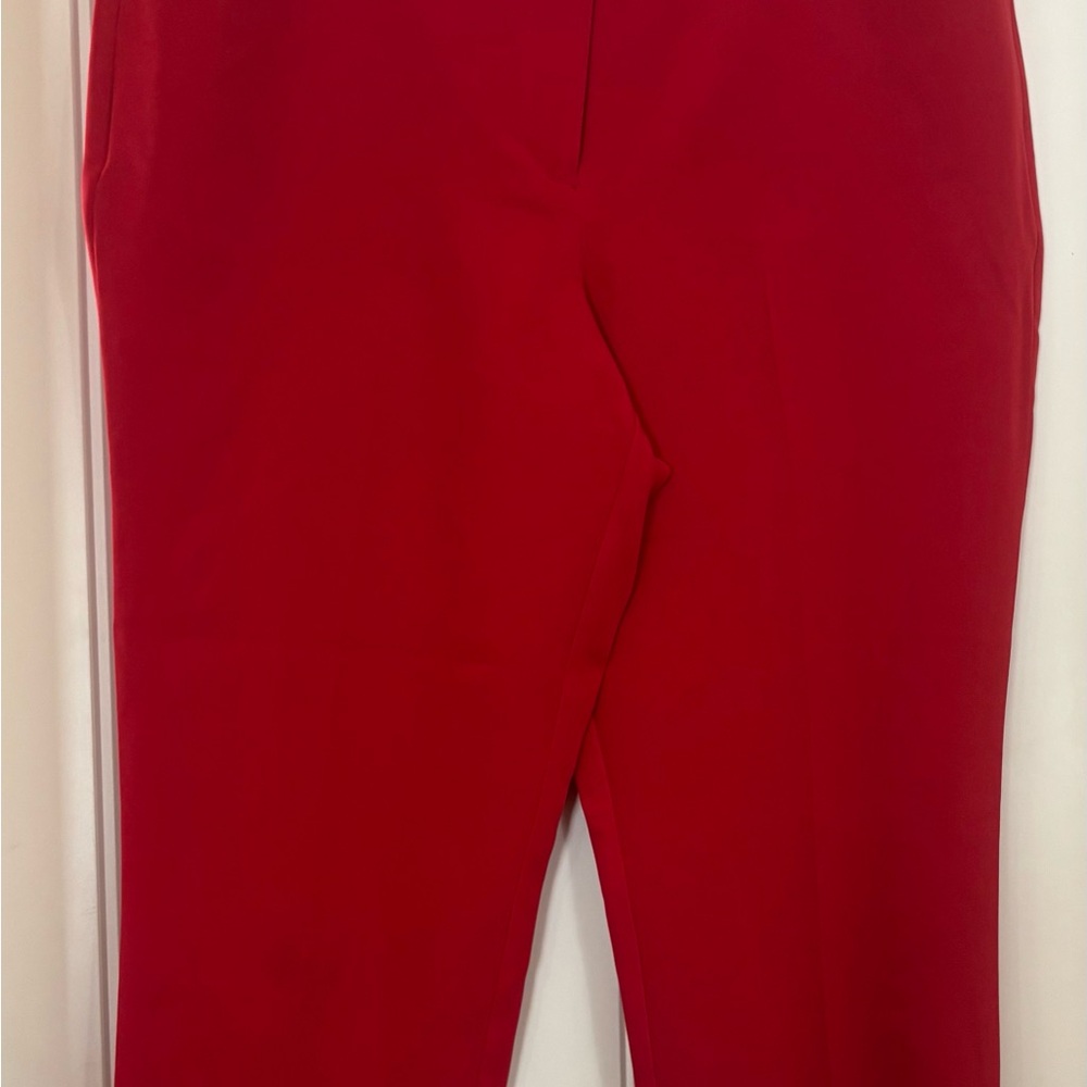 New York & Company Vibrant Red Pantsuit